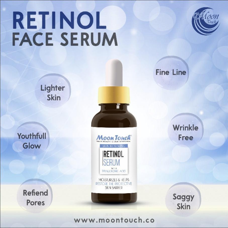 Moon Touch-Most Reviewed Retinol Renewal Serum for Restoring Skin Barrier (approx. 0.35%)