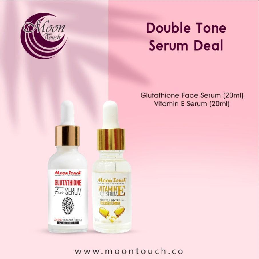Moon Touch-Double Tone Serum Deal + Free Ubtan Scrub
