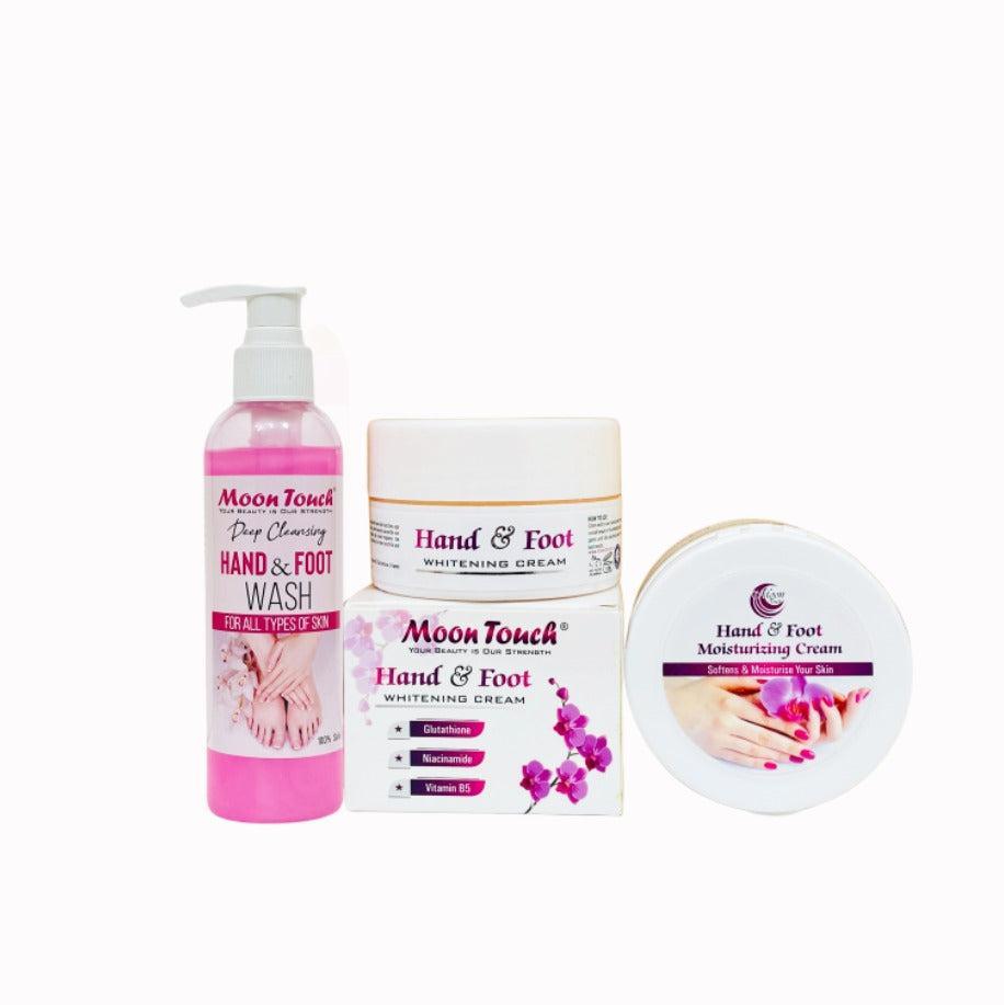 Moon Touch-Hand & Foot Care Deal 04 (FREE Glutathione Soap)