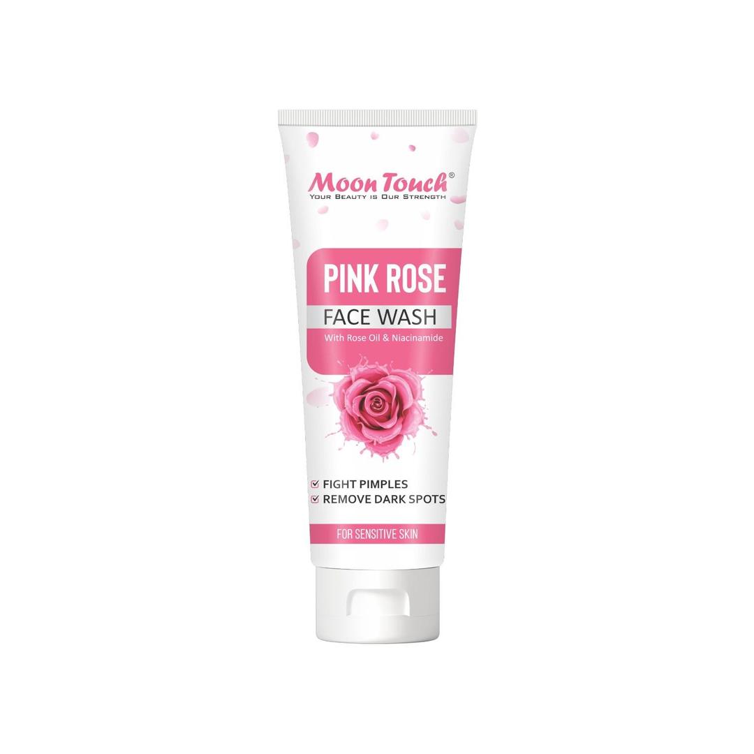 Creamy Pink Rose Face Wash, 100ml