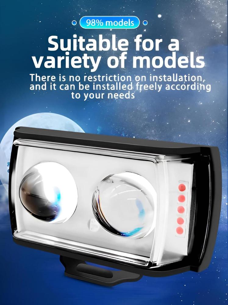 LED Work Light Driving Fog Light White Amber Spotlight Universal