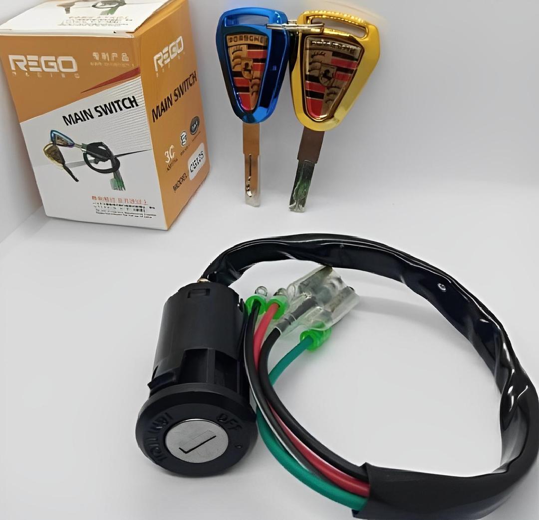 Ignition Switch for 125cc Bikes with Computer Key - China Imported