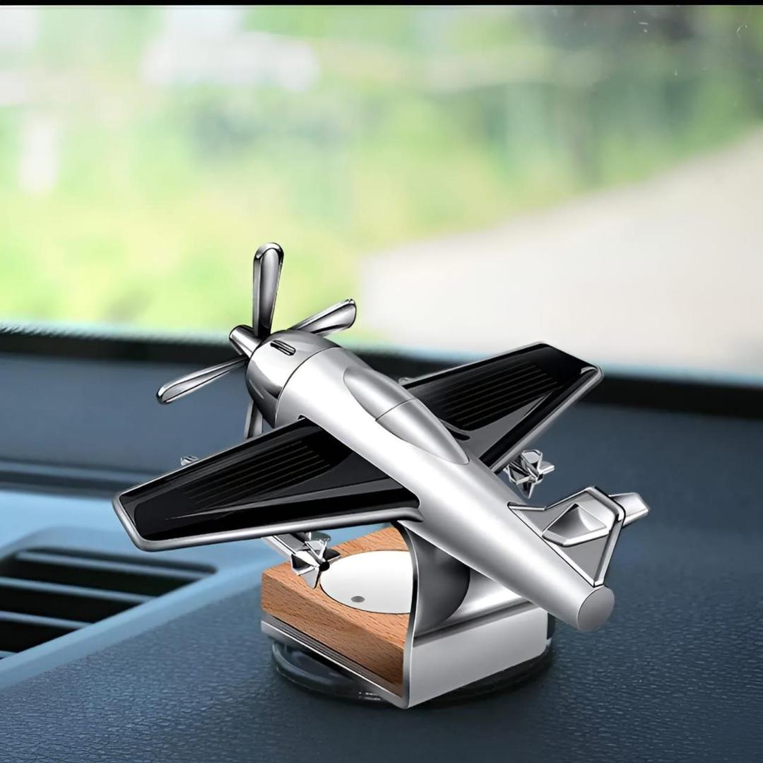  Solar Powered Aeroplane Car Air Freshner