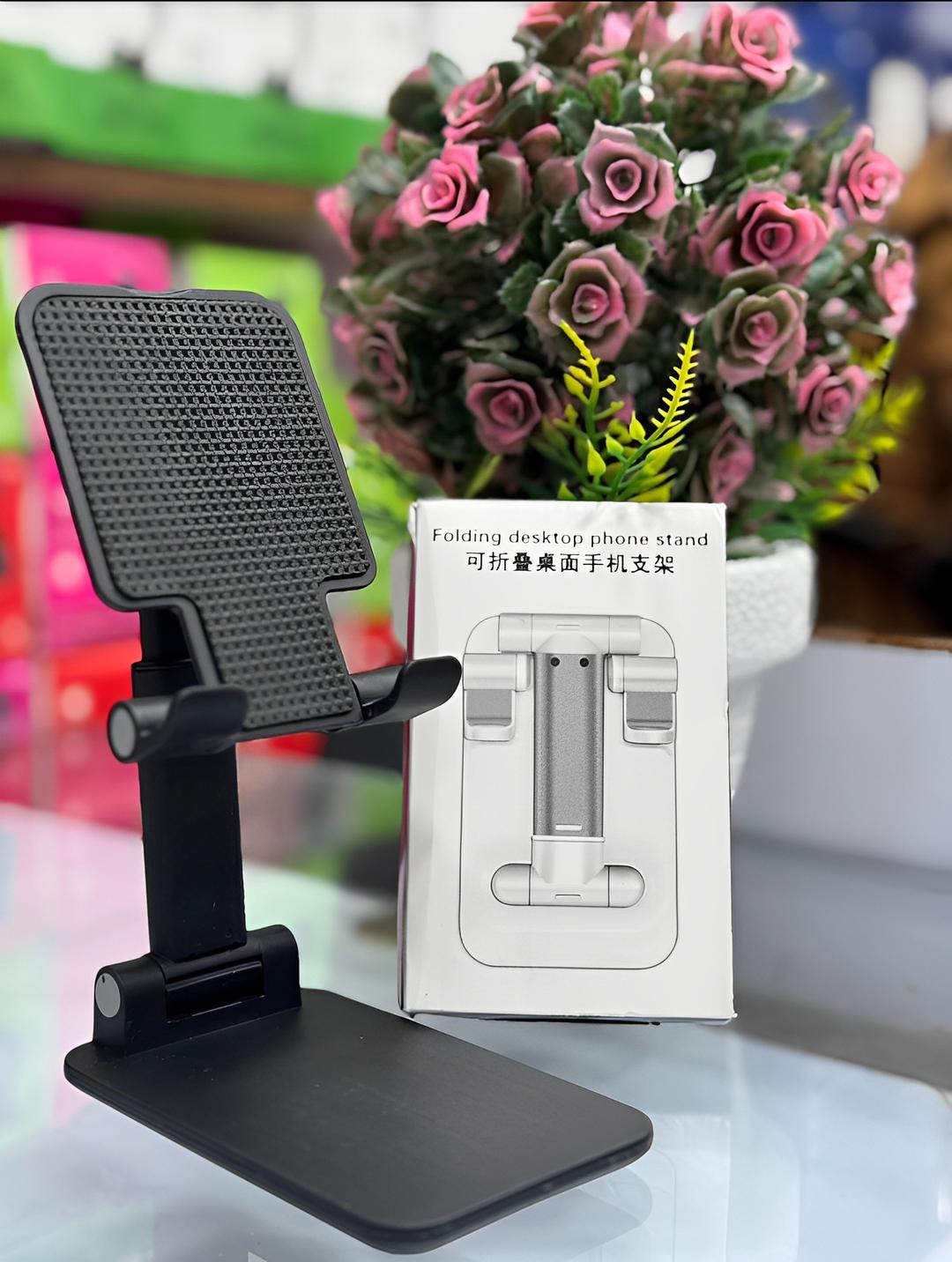 Foldable & Adjustable Mobile & Tablet Stand | Flexible Desktop Mount & Lazy Bracket Holder