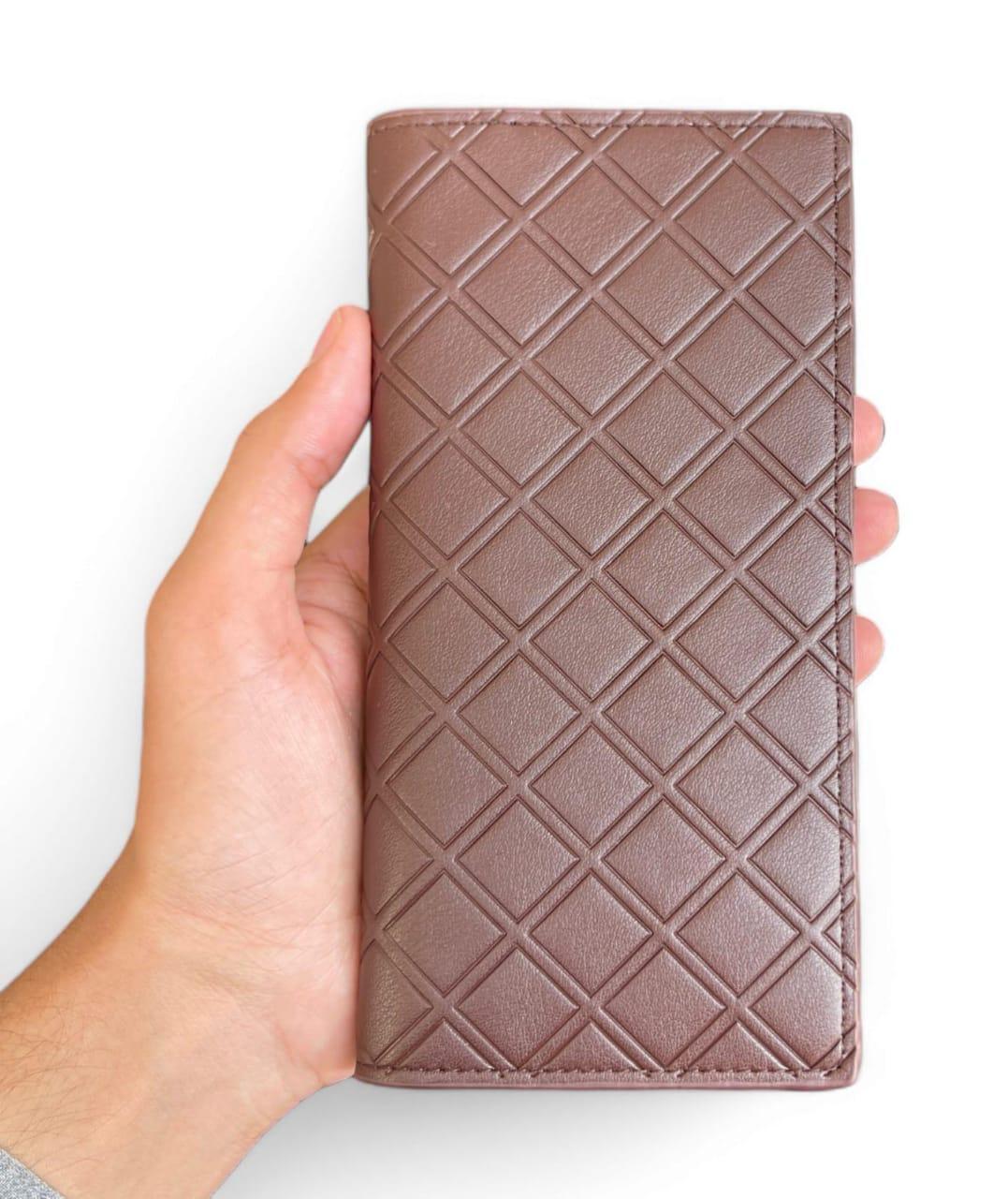 Men's Leather Wallet - Brown - 1 Pc