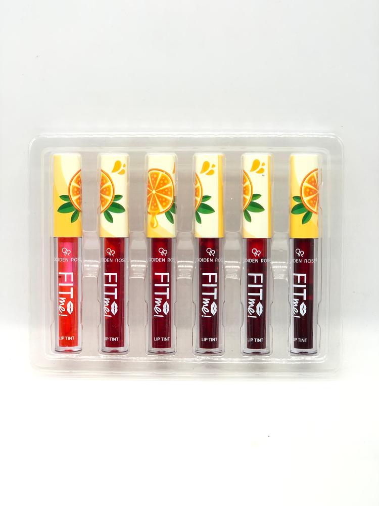 Glossy Finish Lip Tint, Pack Of 6