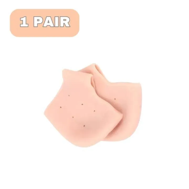 Unisex Silicone Anti Crack Heels Socks ,1 Pair