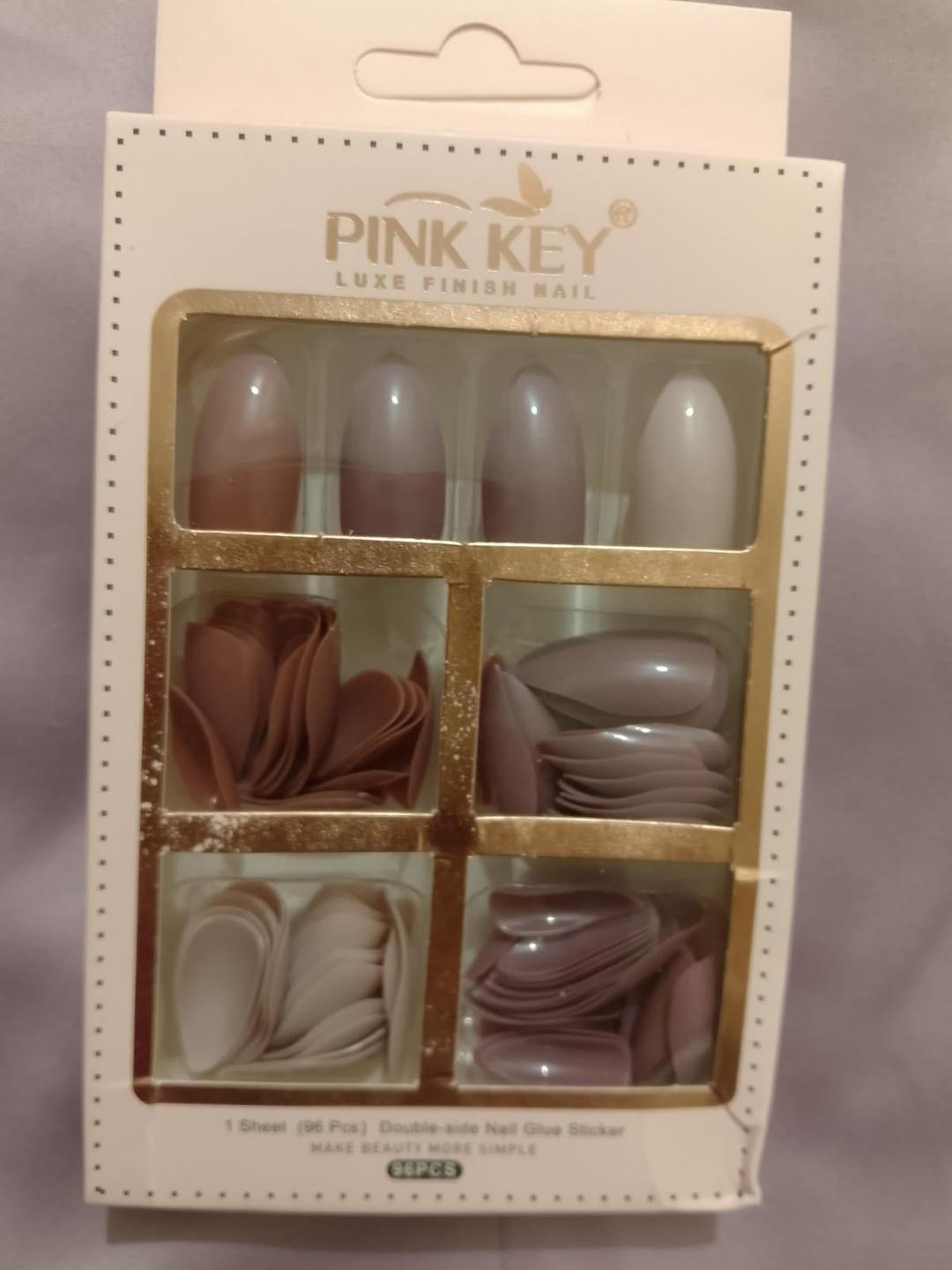 Nude Fake Nails, Pack Of 96