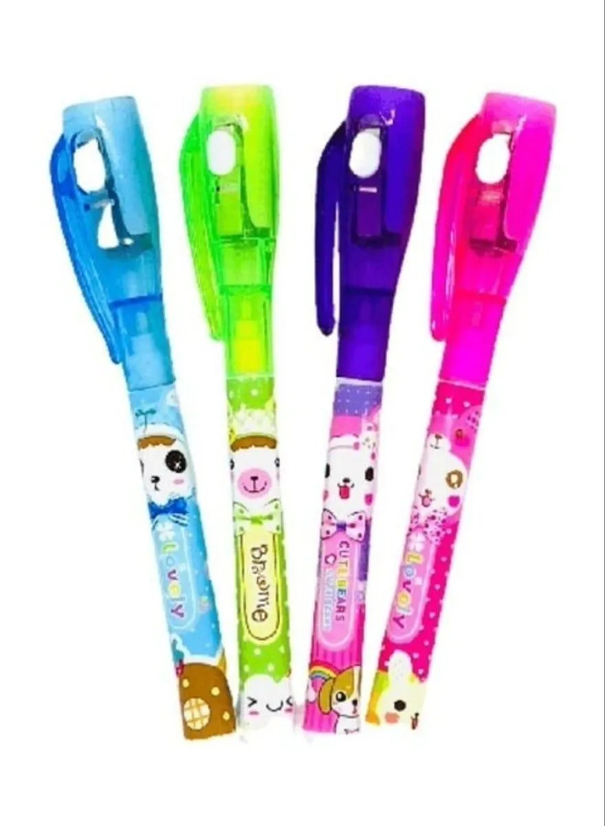 Multipurpose Invisible Cheating Pen With Light, Buy 1 Get 1 Free 