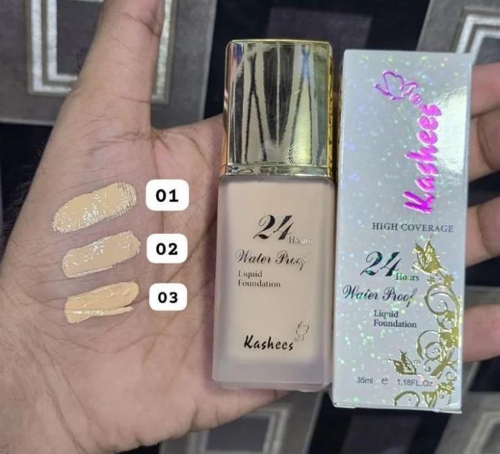 24 Hours Waterproof High Coverage Liquid Foundation