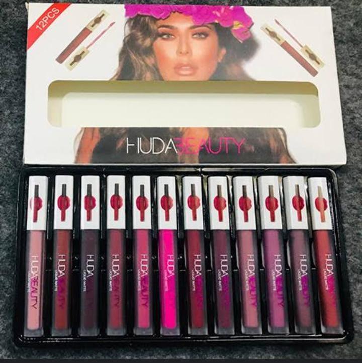 12Pcs Matte Lip Gloss Set