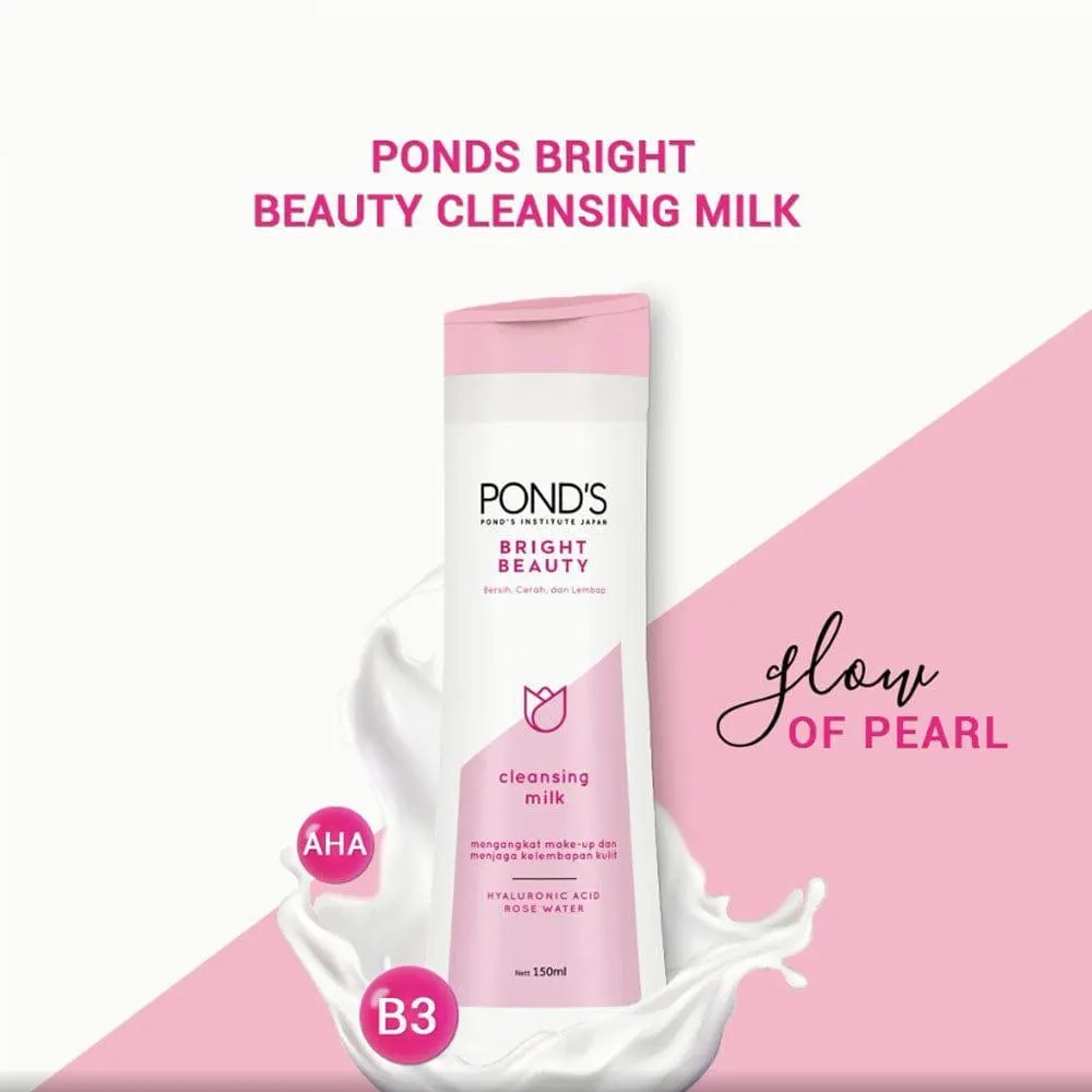 Ponds Whitening And Brightening Cleansing Milk Lotion,150 Ml, 1 Pc