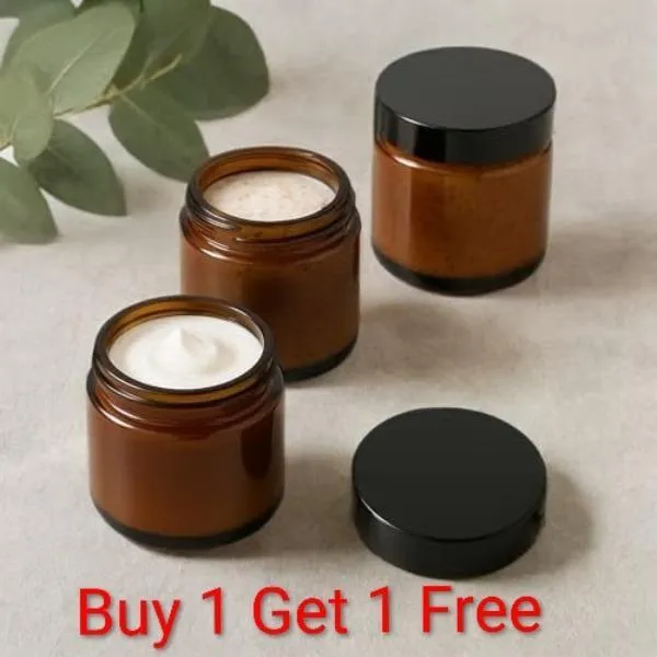 Zafrani Whitening Cream, Buy 1 Get 1 Free, Black Jar