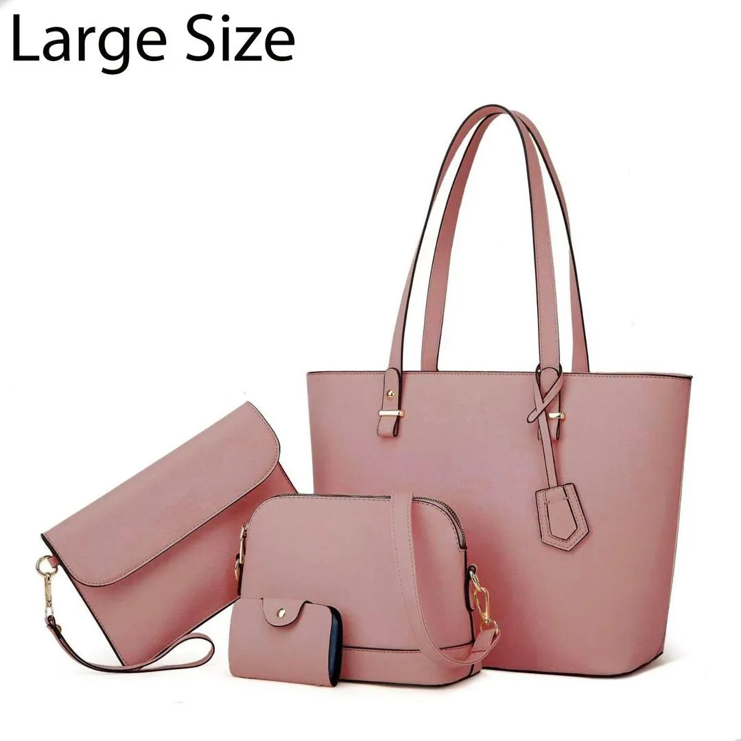 Women's PU Leather Plain Shoulder Bag