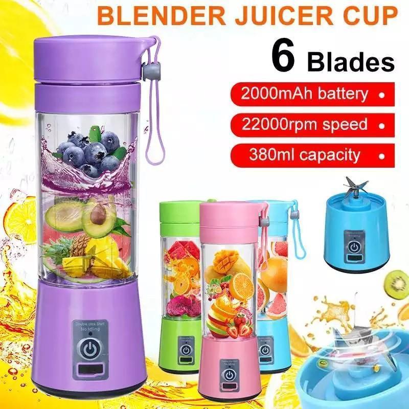 6 Blade Rechargeable Electric Juicer Blender
