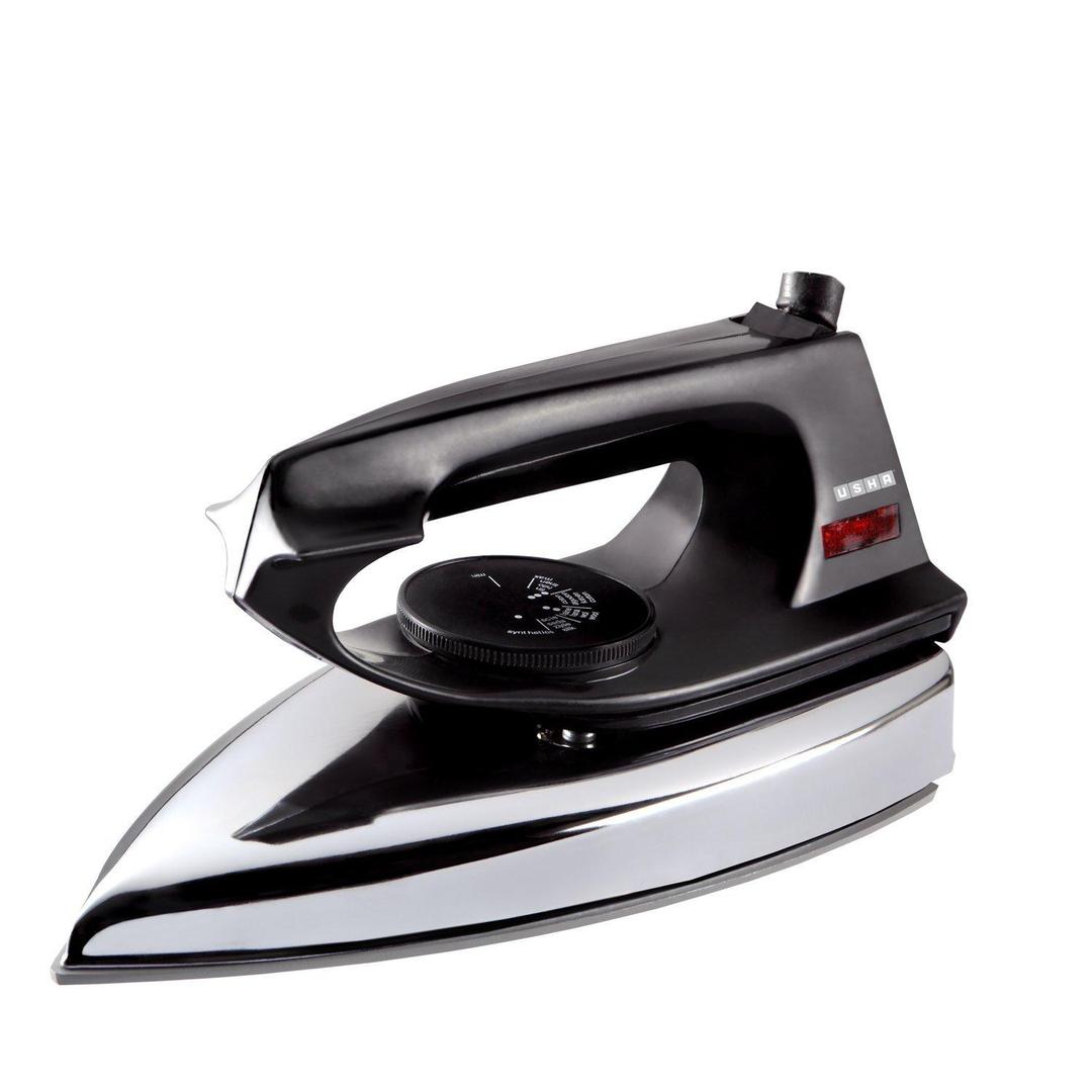 Compact Foldable Dry Iron - 1 Pc Stainless Steel for Effortless Ironing