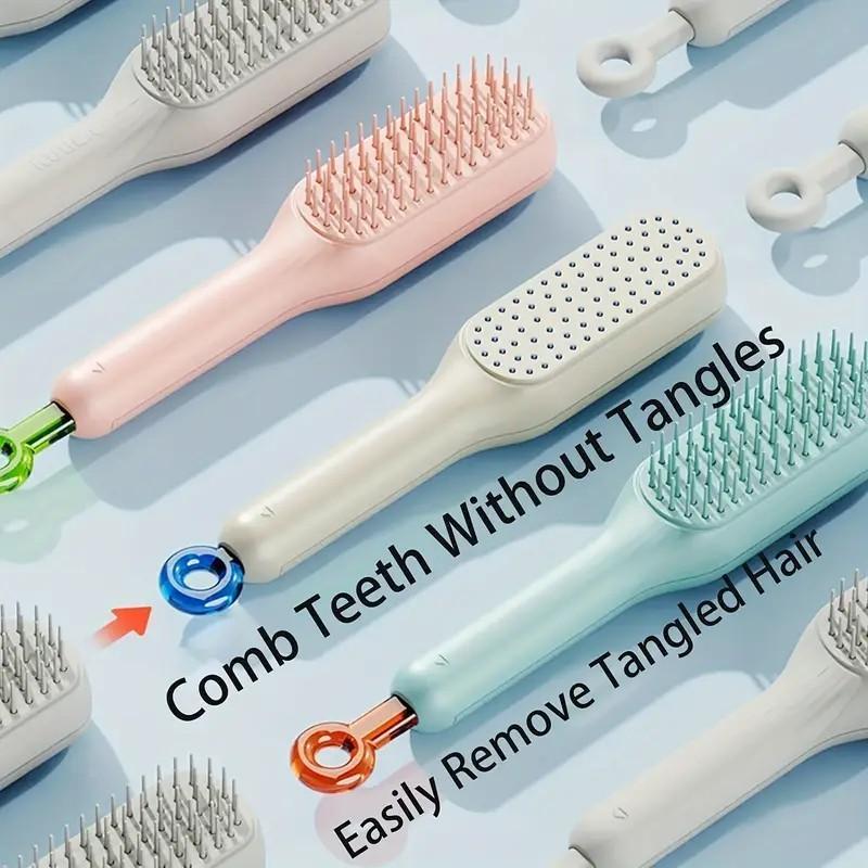 Self-Cleaning Anti-Static Massage Comb