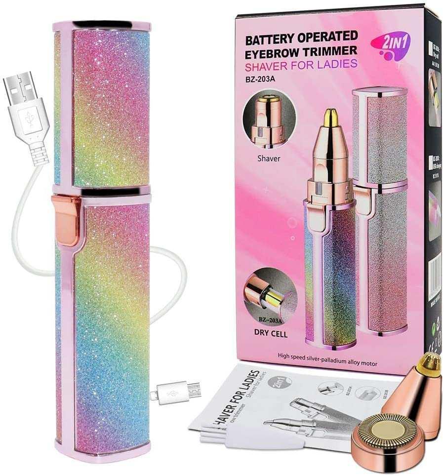 Rechargeable Women's Eyebrows Hair Trimmer