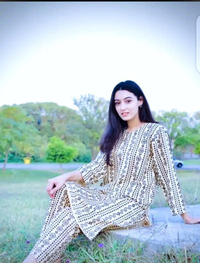 2 Pcs Women's Stitched Linen Printed Shirt And Trouser