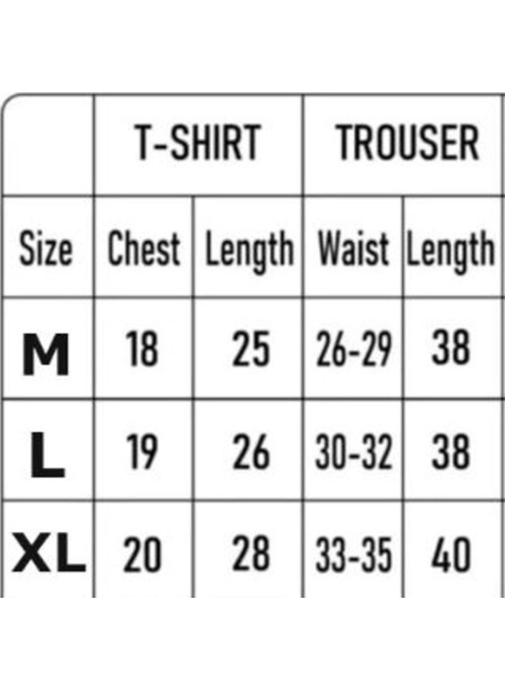 Men Printed Track Suit Grey 2Pcs T-Shirt Trouser