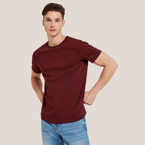 Men's Cotton Jersey Plain Shirt