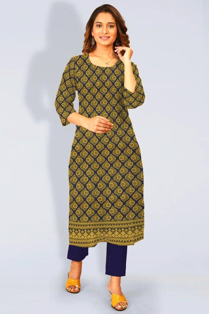 2 Pcs Women's Unstitched Katan Silk Printed Suit