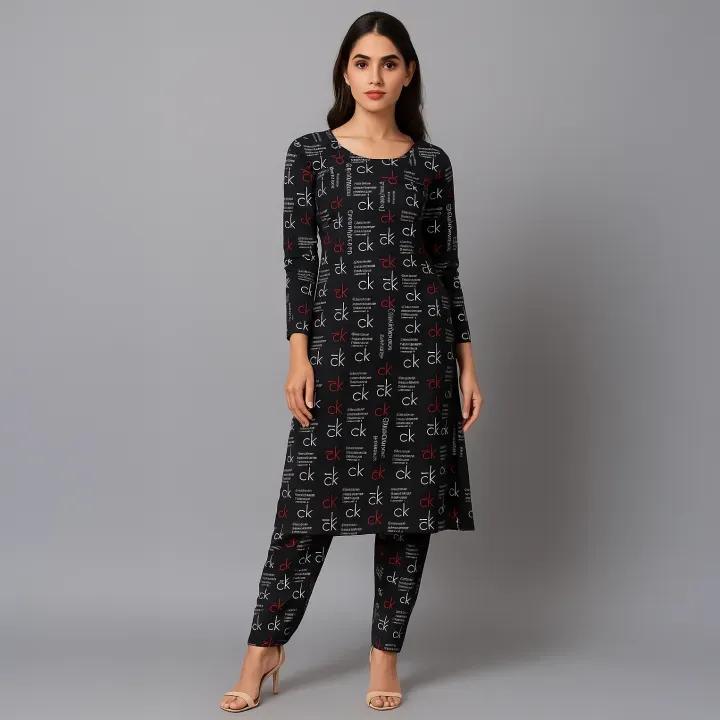 2 Pcs Women's Unstitched Printed Suit