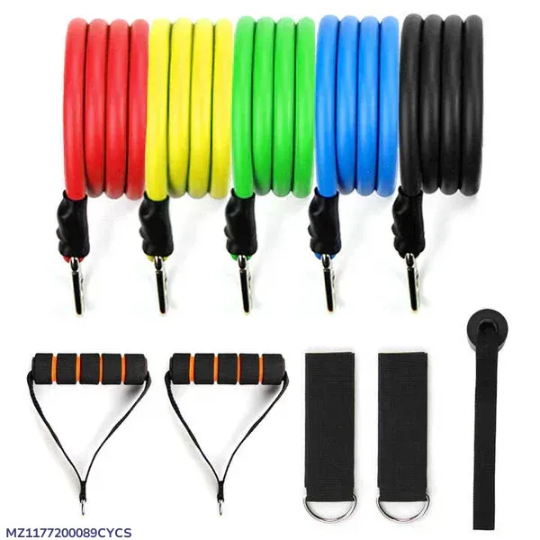 Resistance Bands Material: Latex Number Of Pieces: 5 Pcs Package Includes: 5 x Resistance Bands
