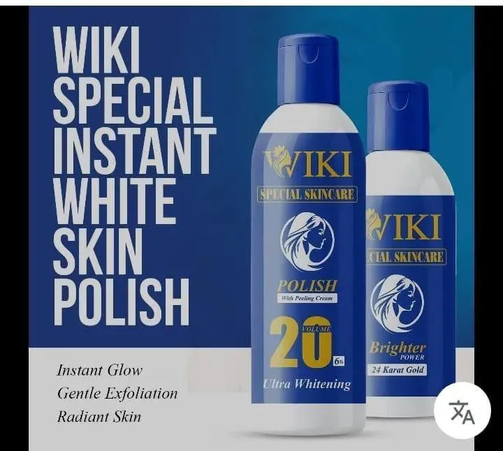 Viki Brightening Skin Polisher - 1 Pcs Exfoliating Liquid Treatment for All Skin Types