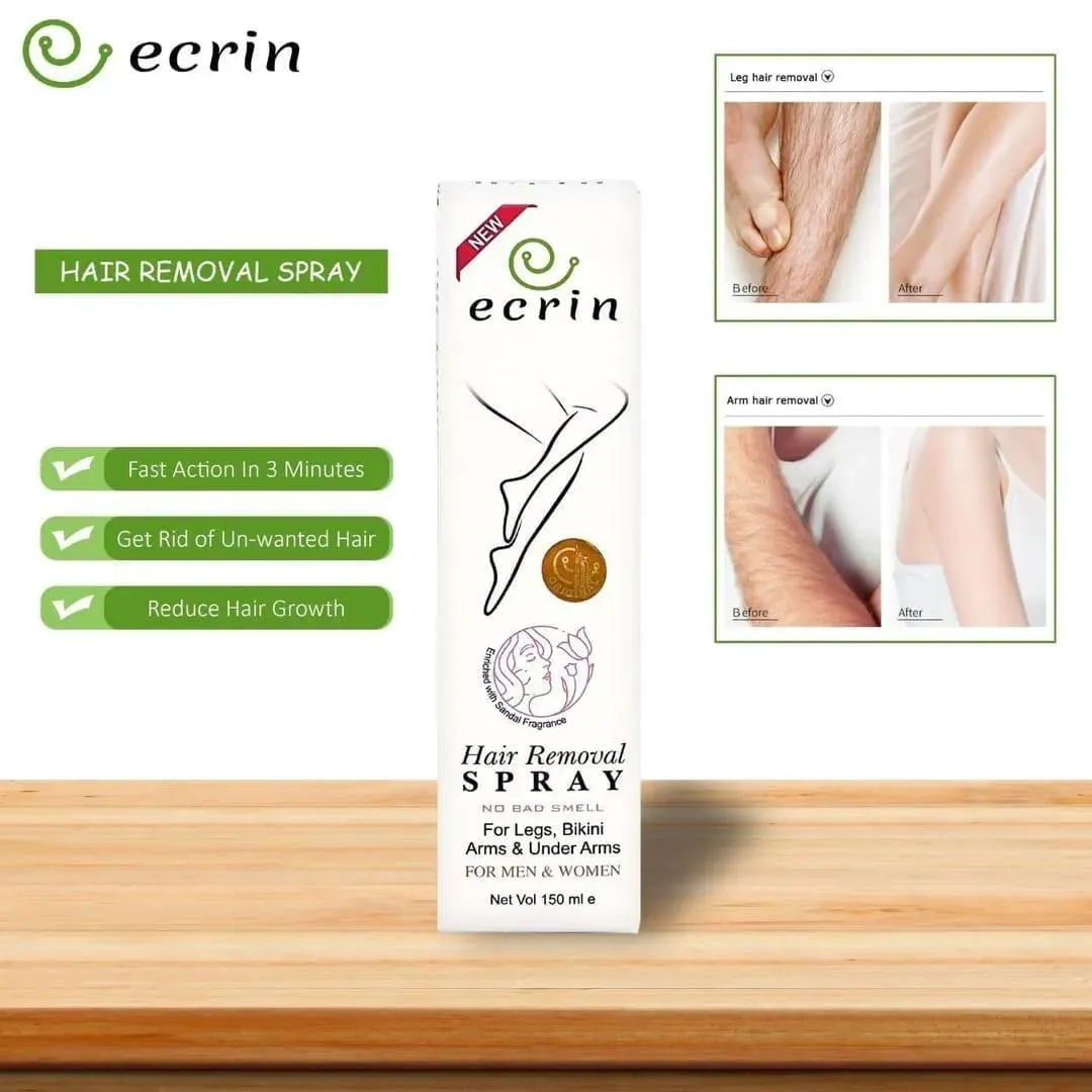 Ecrin Minimize Irritation, Redness, Or Discomfort Hair Removal Sprays