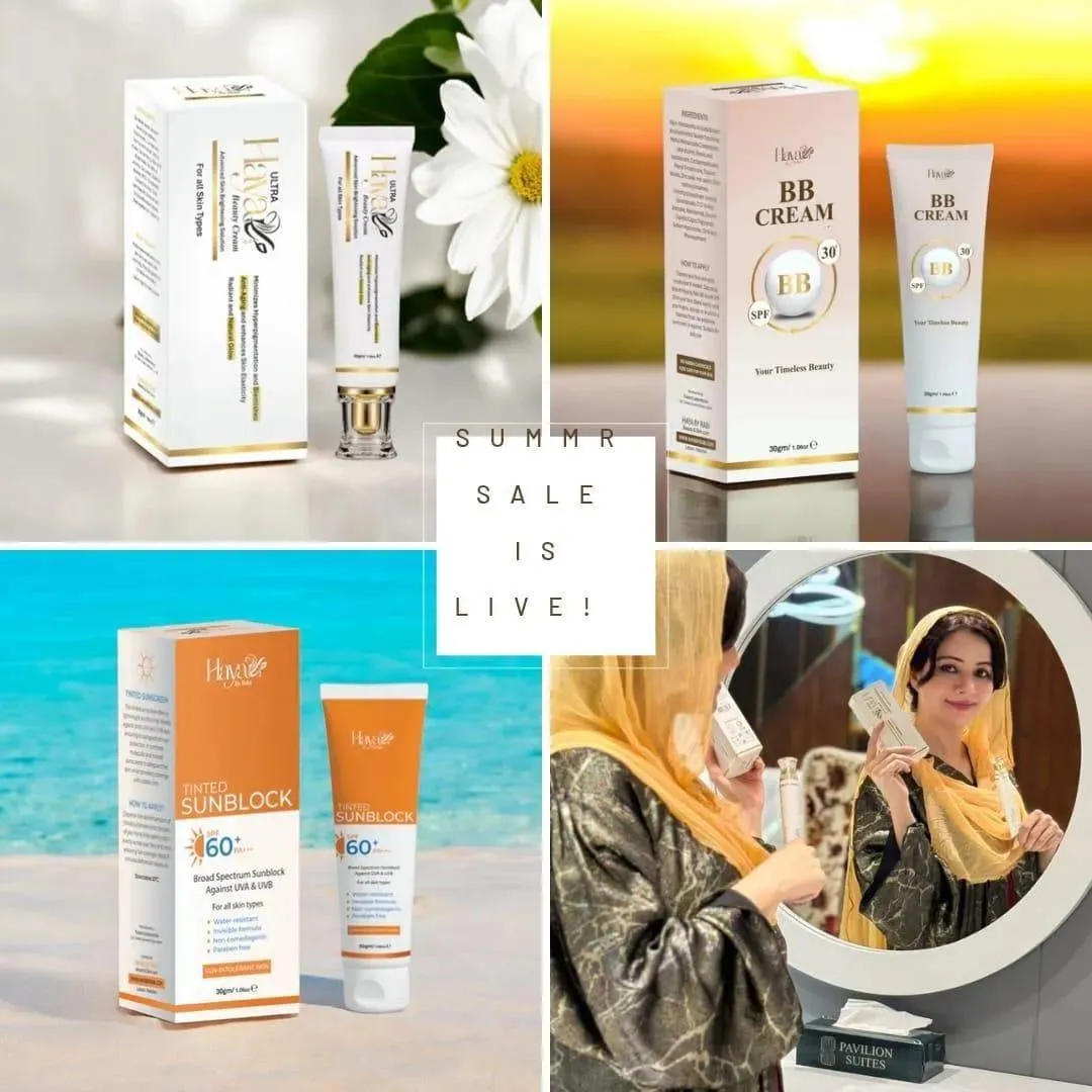 Haya Sunblock+BBcream+Whiteningcream