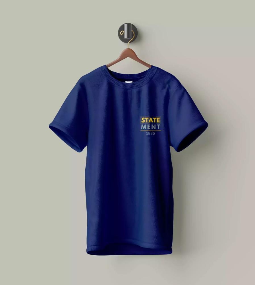 WYPO T-Shirt Brand Cotton Printed Graphic Round neck T-Shirt,  Blue