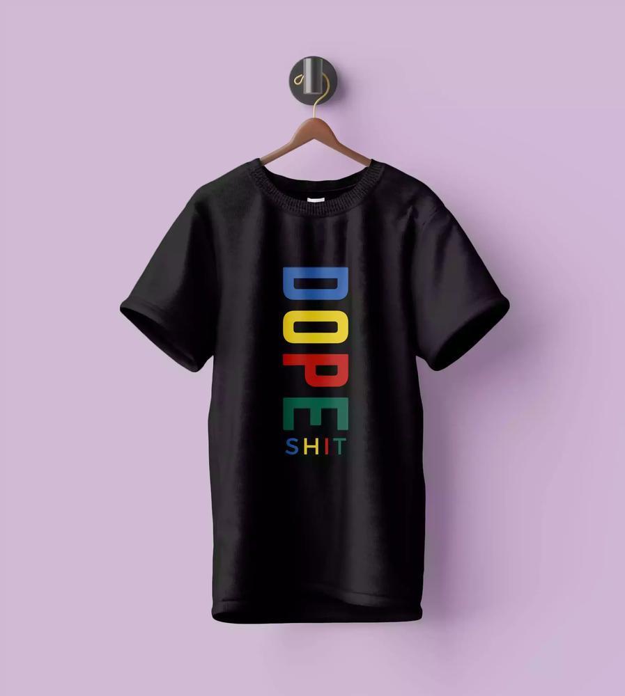 WYPO Premium Quality T-Shirt for  Man for Summer - Round neck, Black