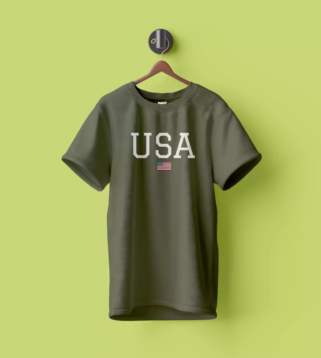 WYPO- Women Cotton Printed Graphic T-Shirt - Crewneck, Olive Green