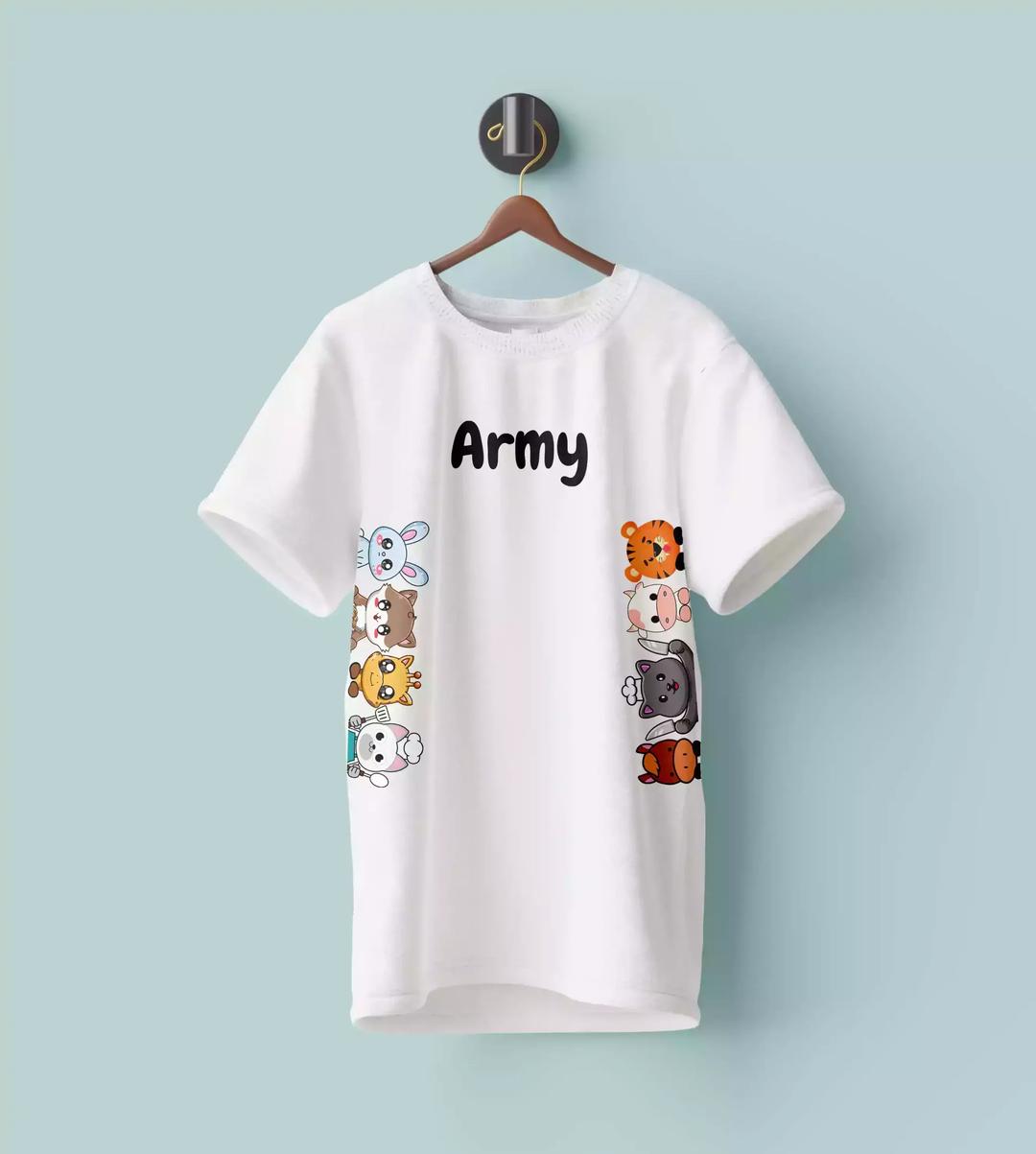 WYPO- Stitched Cotton Printed Graphic T-Shirt -Crewneck, White