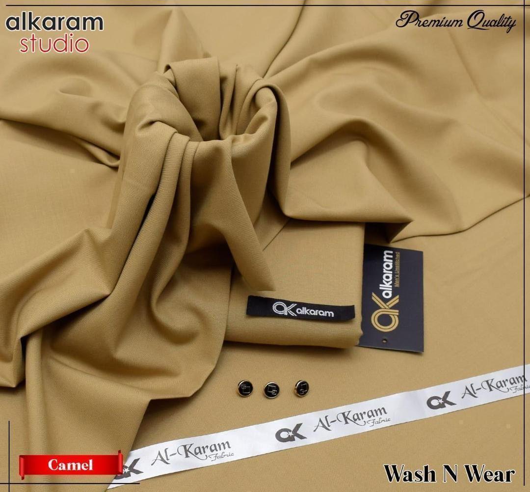 Men’s Unstitched Wash And Wear Plain Suit