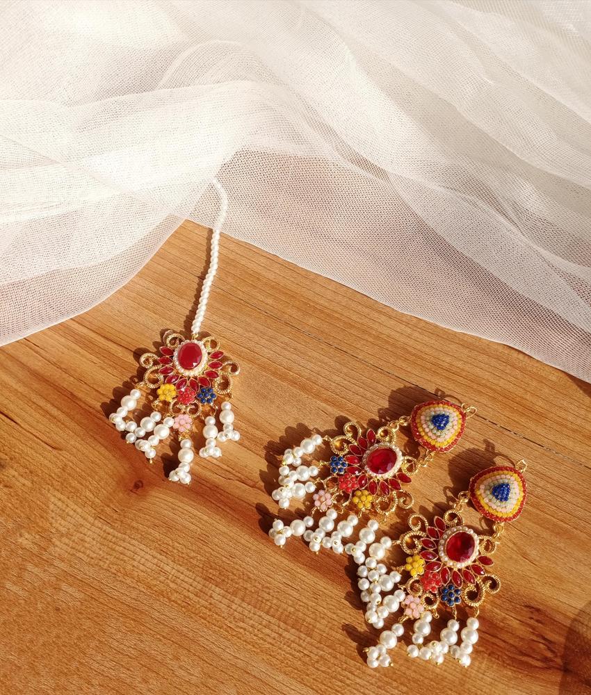 Earrings Set With Bindiya