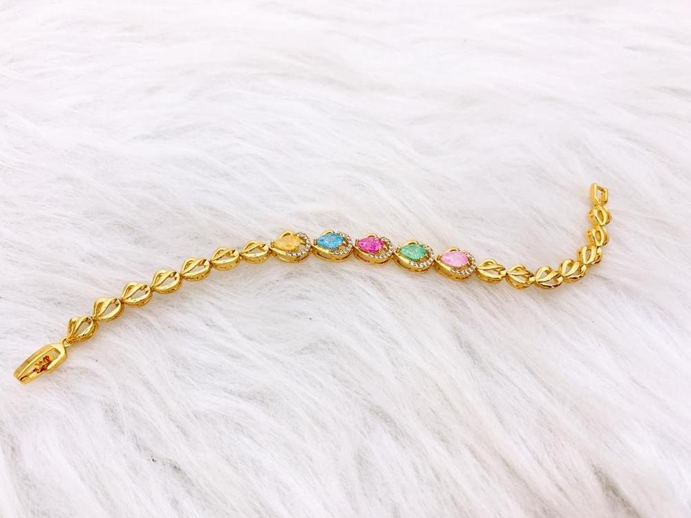 Adjustable Real Stones Bracelet