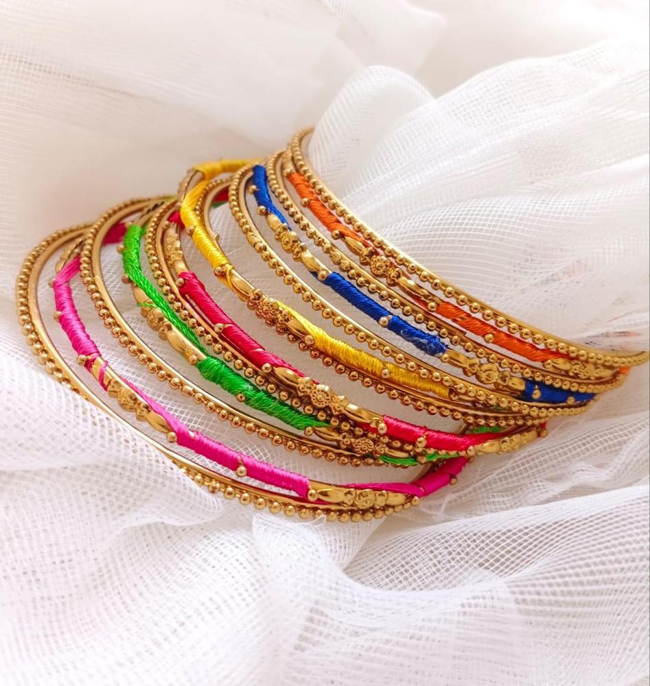 13 Pcs Multicolor Bangles 