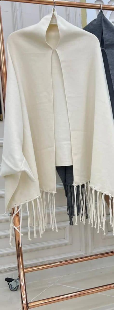 Cozy Fleece Shawl | 1 Pc Plain Design