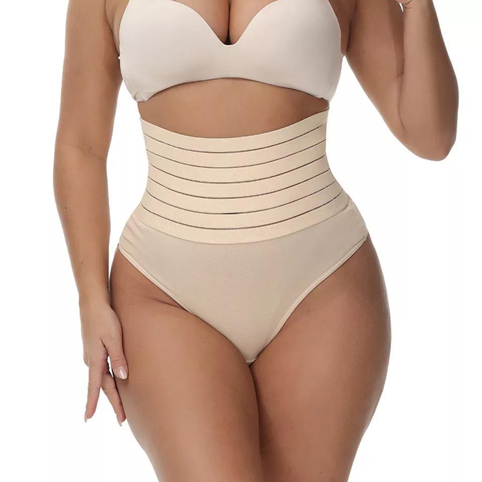 Comfortable Beige Spandex Waist Half Body Shaper - 1 Pcs
