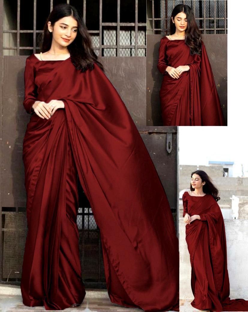 Exquisite Silk Stitched Saree with 3 Pcs - Perfect Elegance for Women