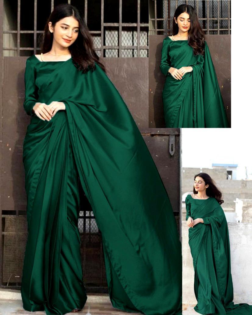 Exquisite Silk Stitched Saree with 3 Pcs - Perfect Elegance for Women