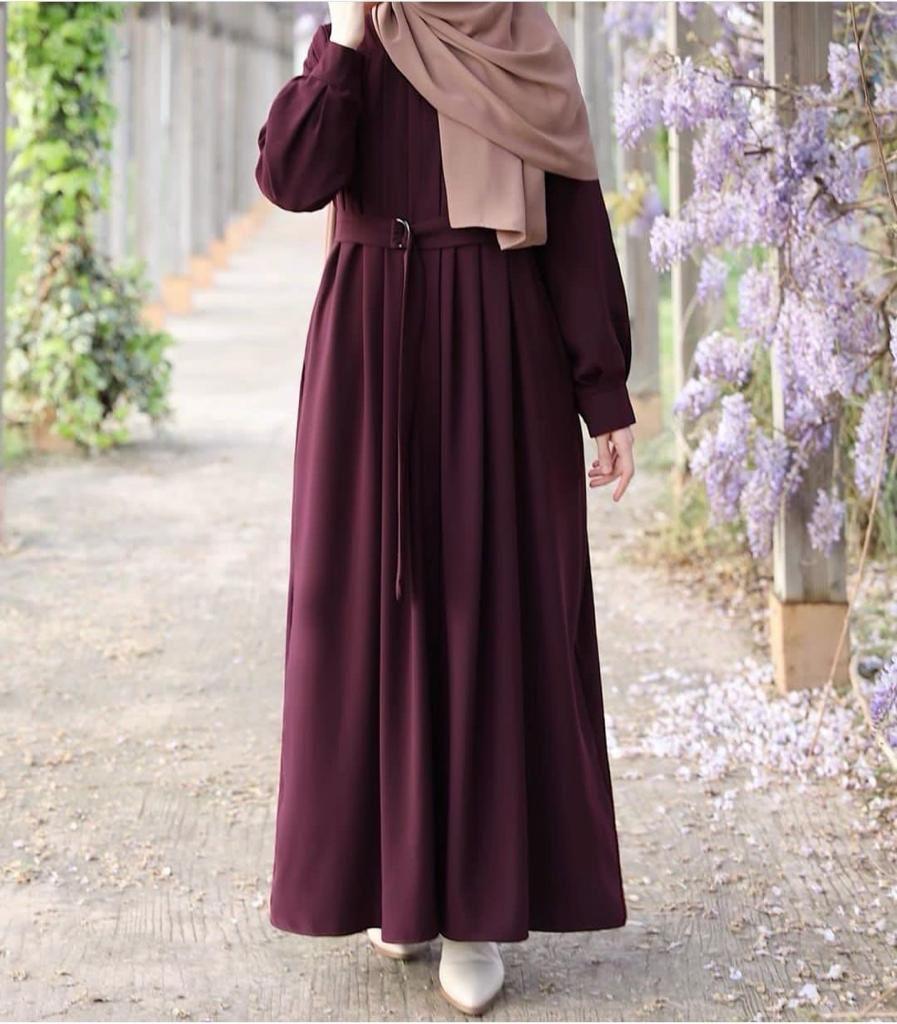Georgette Plain Classic Abaya