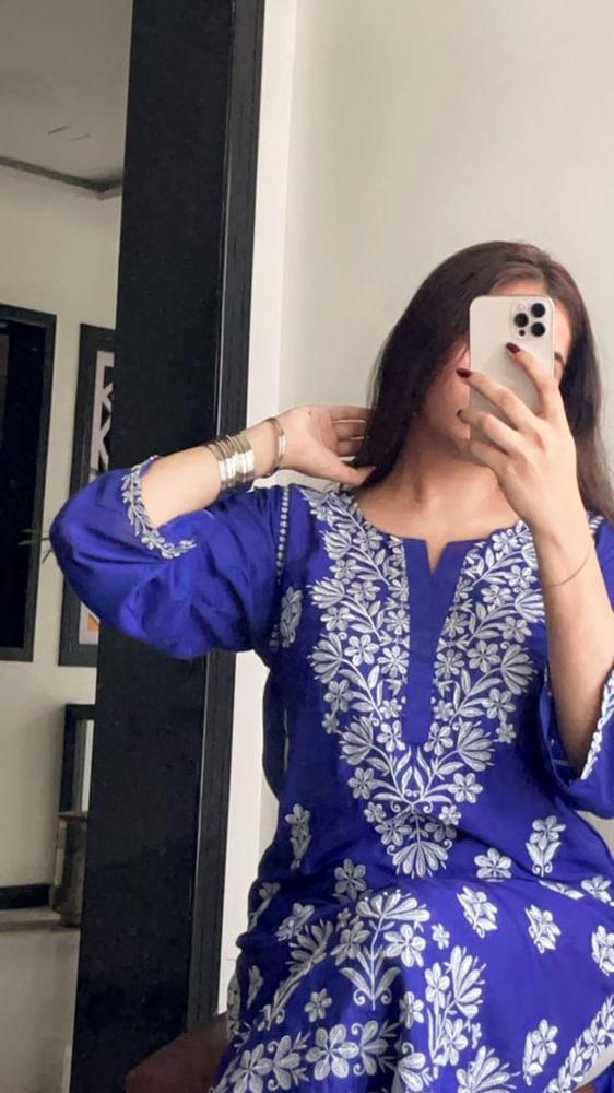 1 Pc Women's Stitched Cotton Embroidered Shirt