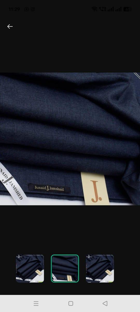 Men’s Unstitched Wool Plain Suit