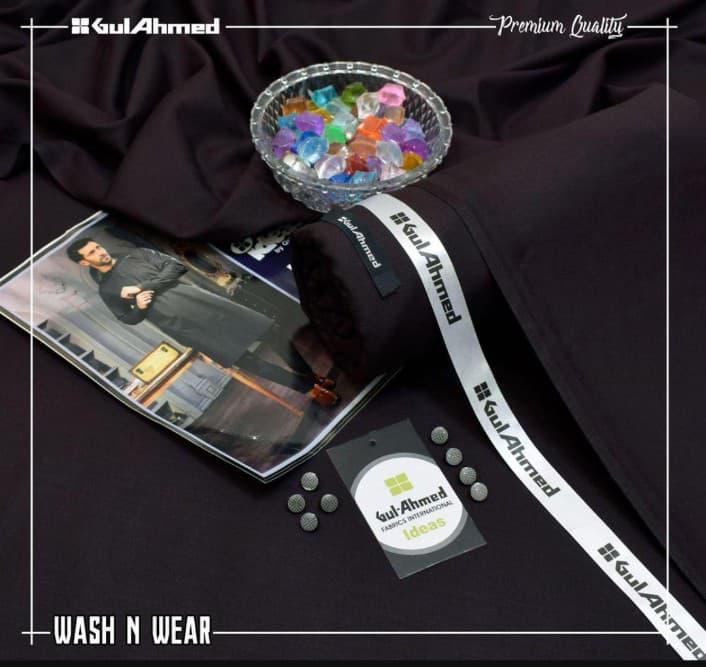 Men’s Unstitched Wool Plain Suit