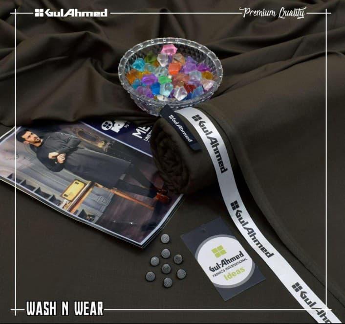 Men’s Unstitched Wool Plain Suit