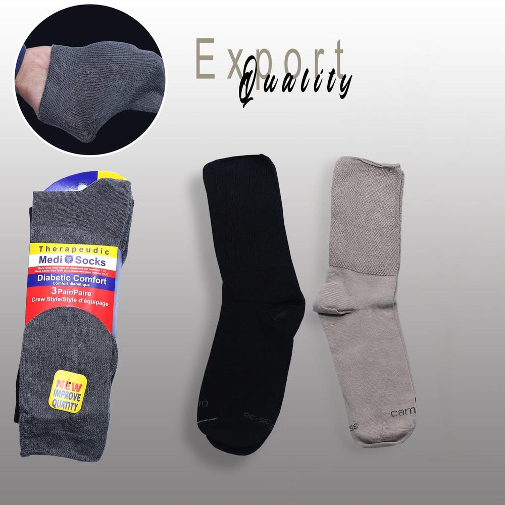 Unisex Cotton Medicated Socks - Pack Of 6
