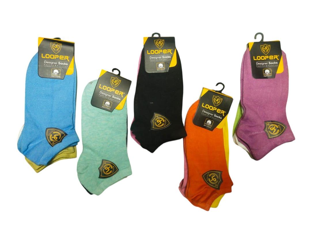 Women's Cotton Ankle Length, Easy To Wear, Easy To Wash, Daily Wear Ankle Socks Pack Of 5